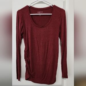 🤰🏽 a:glow Maroon Long Sleeve Top